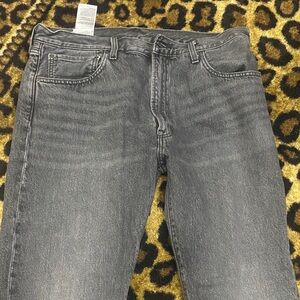 Levi's Men's Charcoal Straight Jeans